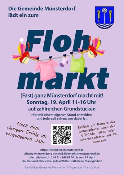Dorfflohmarkt in ganz Münsterdorf mit > 100 Haushalten