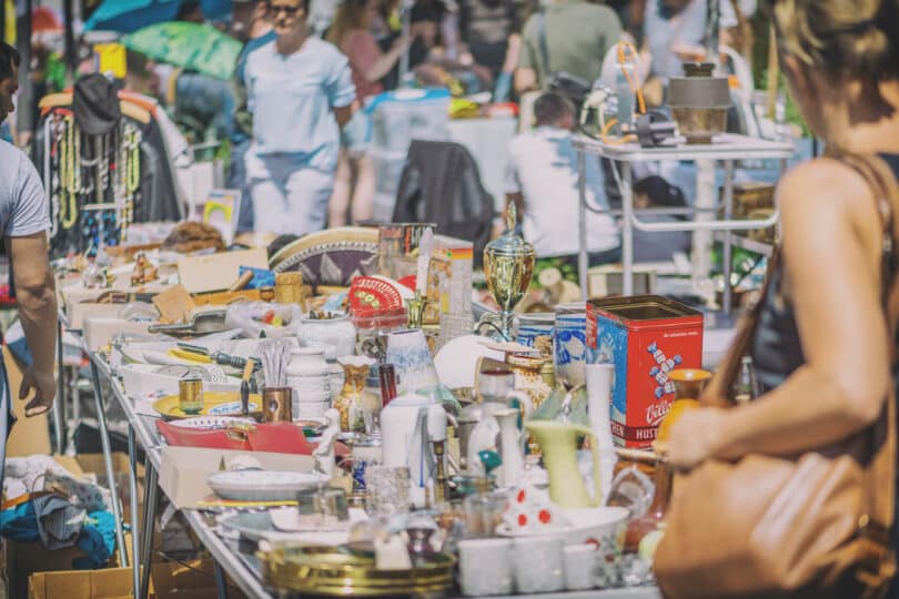 Flohmarkt am Hornbach in Essen