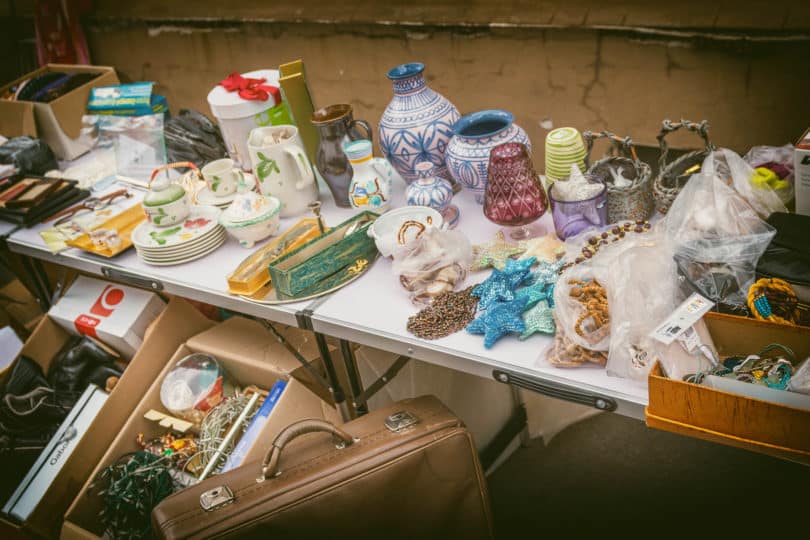 Flohmarkt am Parkplatz und Parkhaus von Kaufland in Freudenstadt