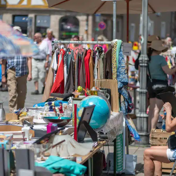 Flohmarkt im Olympiapark in München