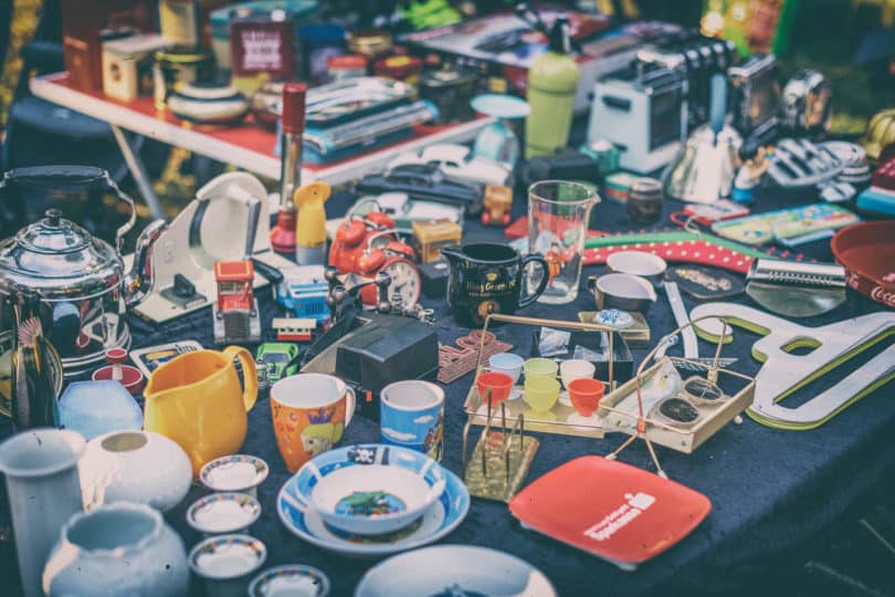 Flohmarkt am Kaufland in Hannover-Hainholz