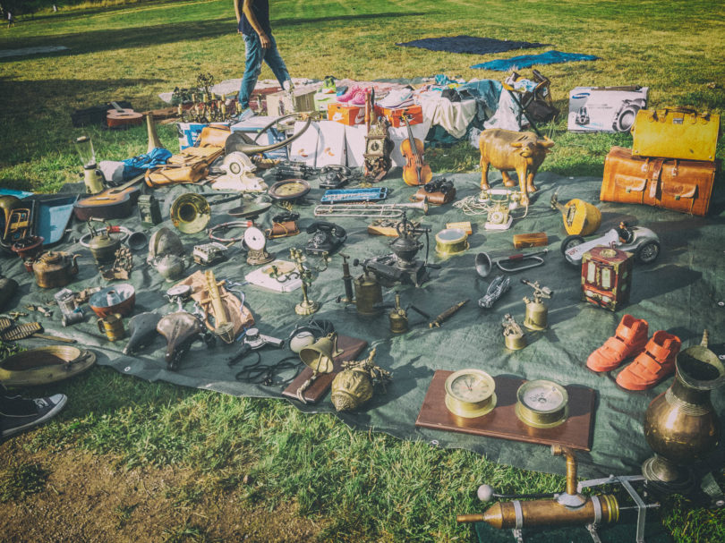 Flohmarkt am Zirkusplatz in Friedrichshafen