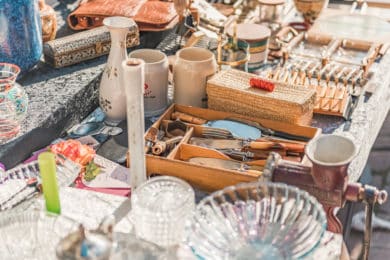 Flohmarkt in Braunschweig auf dem IKEA-Gelände in der Hansestraße