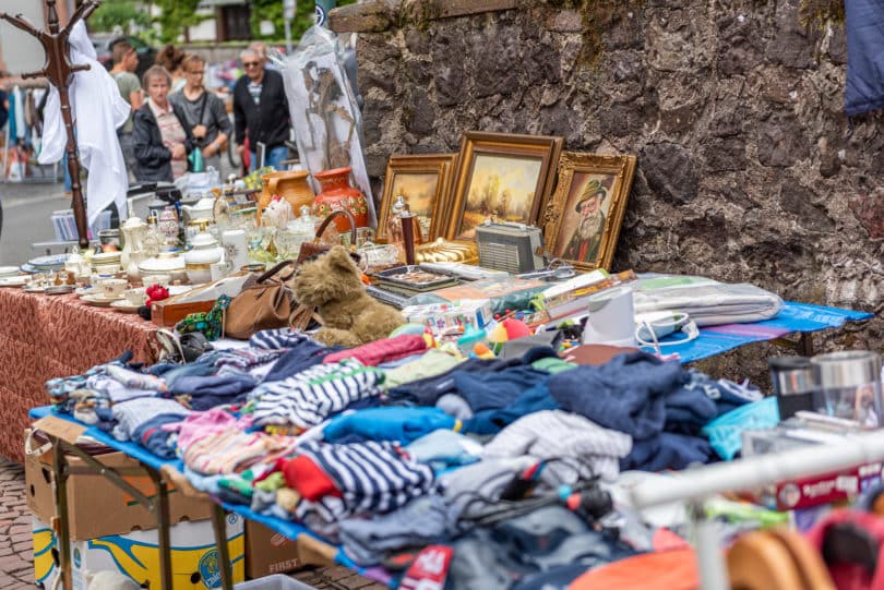 Trempelmarkt Nürnberg in der Altstadt 