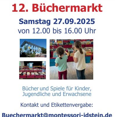 12. Büchermarkt der Montessori-Schule Idstein