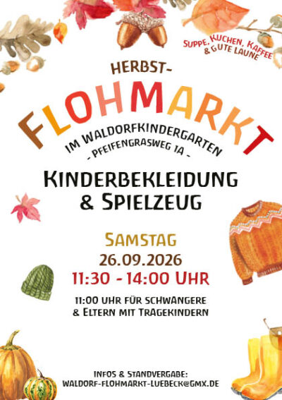 Herbstflohmartk im Waldorfkindergarten im Pfeifengrasweg 1