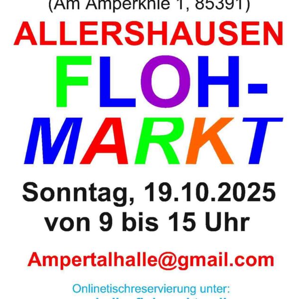 Großer Hallenflohmarkt Allershausen