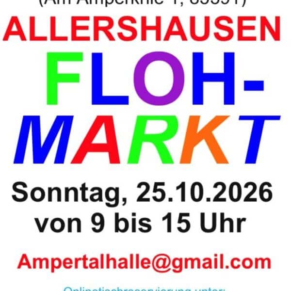 Großer Hallenflohmarkt Allershausen