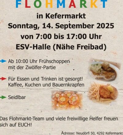 Pfarr- und Spendenflohmarkt Kefermarkt