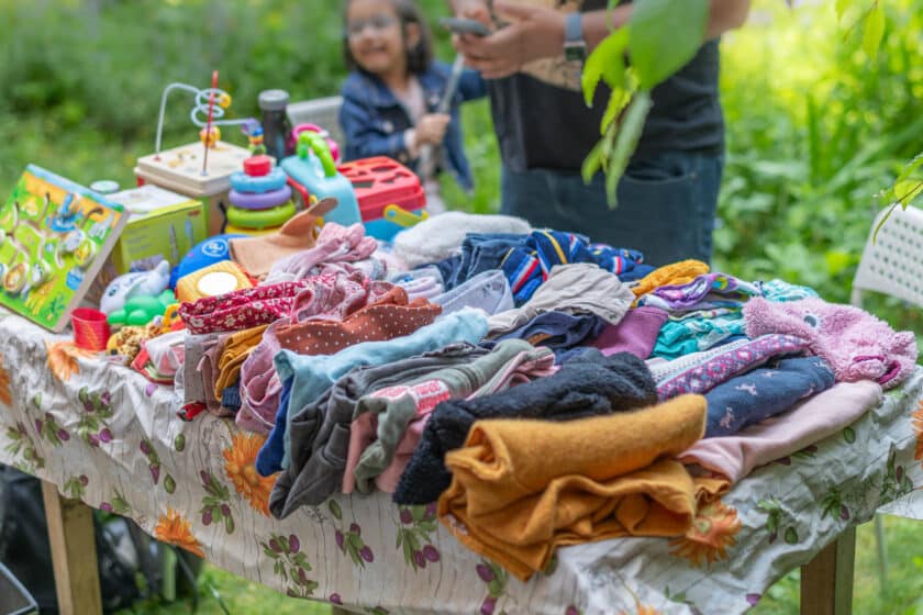 Rohrspatzen-Basar im Eichenhof in Rohr