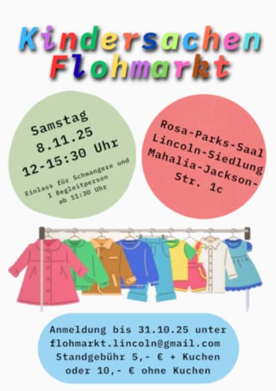 Kindersachenflohmarkt auf Lincoln