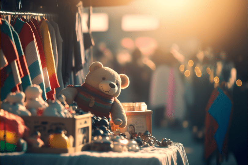 Kinder- und Babytrödel in der Kultur Kirche Nikodemus in Berlin-Neukölln