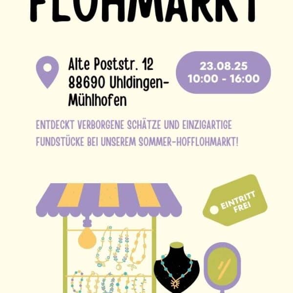 Privater Sommer Hofflohmarkt