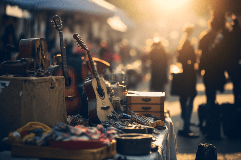 Riesenflohmarkt am Parkplatz OBI, REWE und dm in Leonberg