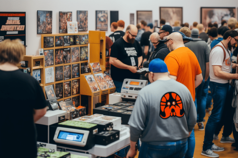 Retro Games Con in der Dr.-Sieber-Halle in Sinsheim