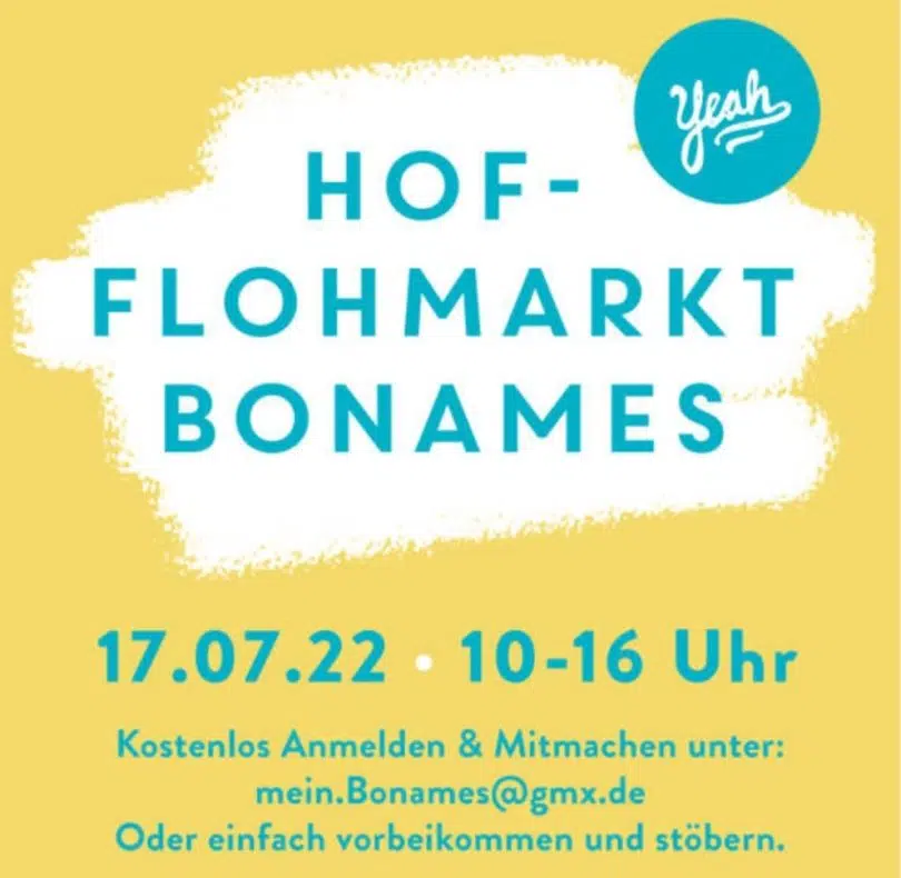 Hofflohmarkt in Frankfurt-Bonames in Frankfurt am Main