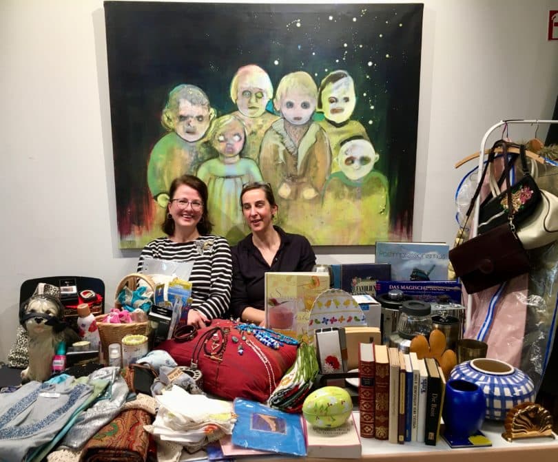 Frauenflohmarkt Tausendschön in der Kunstklinik Eppendorf in Hamburg (Foto: Renate Messing)